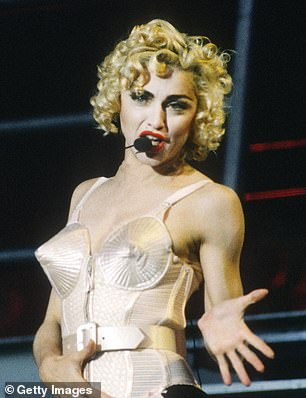 Icon: Madonna is seen performing in the Netherlands in July 1990