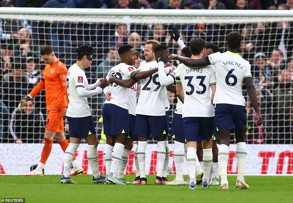 Antonio Conte's men avoided a surprise in the third round of the FA Cup with a determined performance against Pompey at the Tottenham Hotspur Stadium