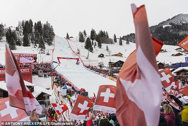 The same region on January 8 of last year was covered with white slopes for the competition