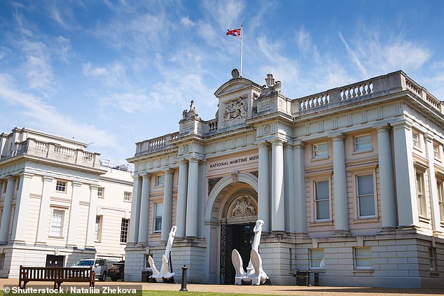 The National Maritime Museum (pictured) is part of the Royal Museums, Greenwich