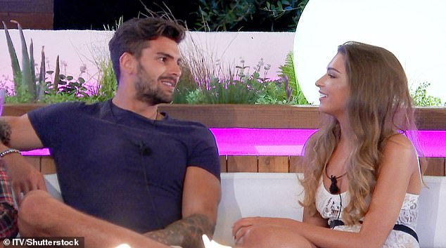 Throwback: Adam, who is currently single, previously made not one, but two appearances on Love Island, becoming the first former Islander to return as a bombshell during last year's series (pictured with ex-girlfriend Zara McDermott)