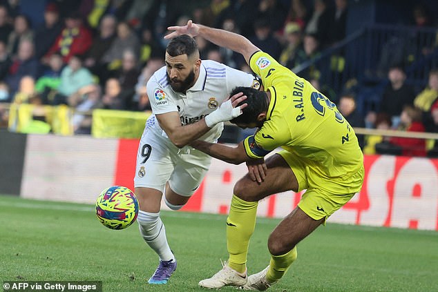 Frustrating first part for Madrid, who did not know how to convert several direct chances