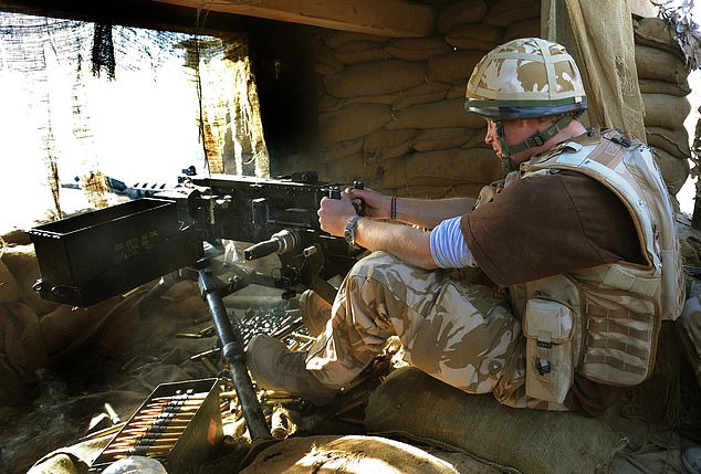 Prince Harry in Helmand province, southern Afghanistan in 2008