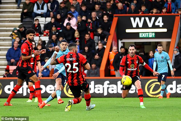 Zaroury's second goal on the stroke of half-time gave the Clarets a two-goal lead