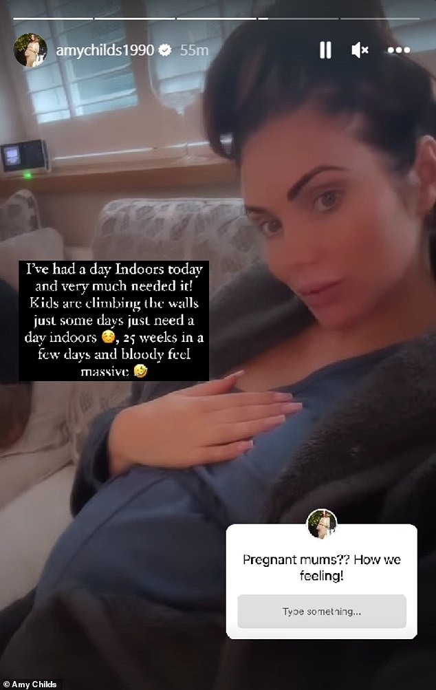 Update: Meanwhile, on Saturday, Amy, who is expecting a boy and a girl, took to Instagram to update her pregnancy, where she revealed she was almost at week 25.