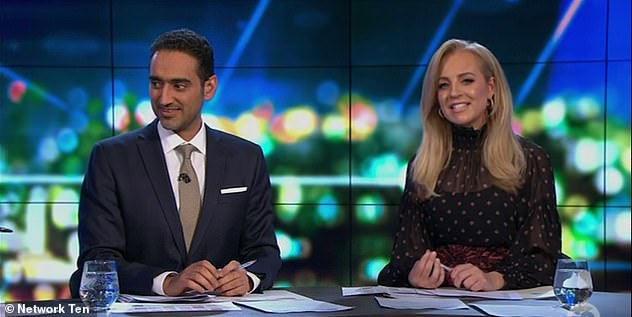 Once a thriving business operation, the American-owned network is now losing viewers hand-in-hand in response to the influx of left-leaning content.  Pictured: The Project host Waleed Aly (left) and former host Carrie Bickmore (right)