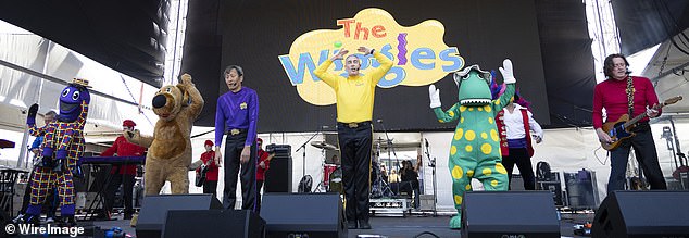 The gang raised a storm as they sang and danced to 30 years of Wiggles hit songs.