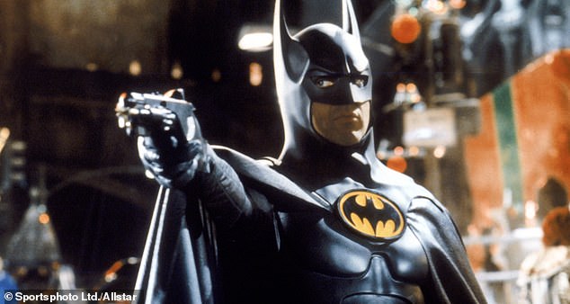 Actor Michael Keaton (pictured) is Batman in the 1992 Tim Burton film 'Batman Returns'