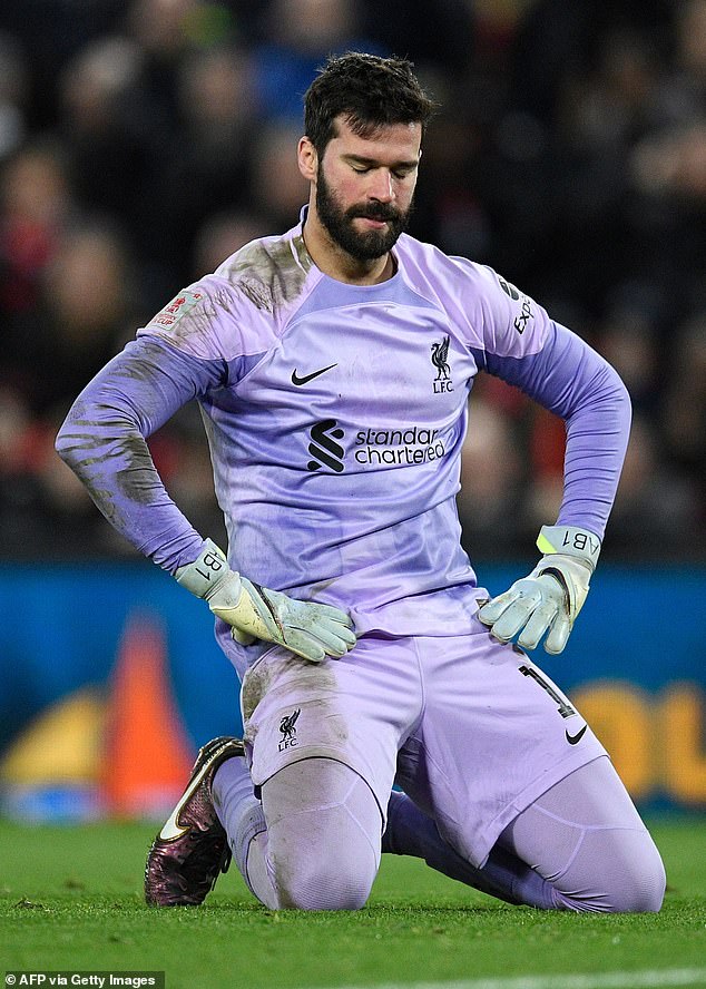 Alisson Becker gave Wolves an early game lead by missing a pass in the outfield