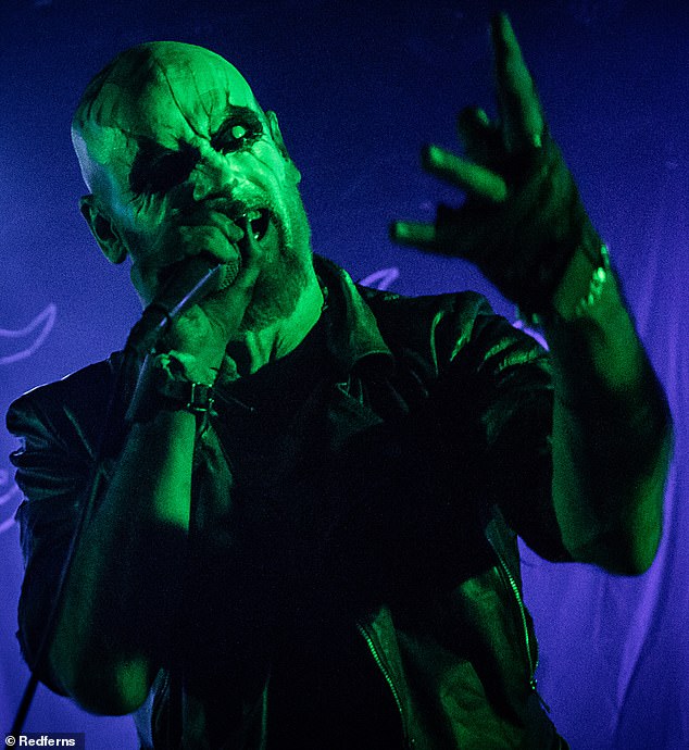 The Bergen-formed band has been accused of promoting far-right rhetoric at shows, with vocalist Hoest (pictured) appearing onstage with a swastika painted on his chest in 2007.