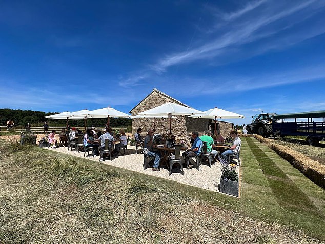 The former Top Gear host opened the restaurant in a barn last July on land he has owned since 2008.