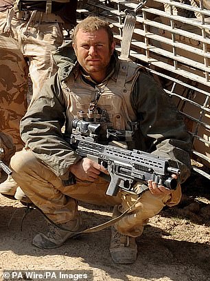 File photo dated 27/02/08 of Warrant Officer Nathan Hunt during his deployment to Helmand province, southern Afghanistan