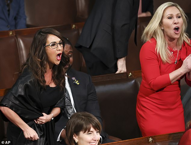 The confrontation was a game changer for the two Freedom Caucus members who were celebrated as friends after yelling at Joe Biden during his State of the Union address last March.