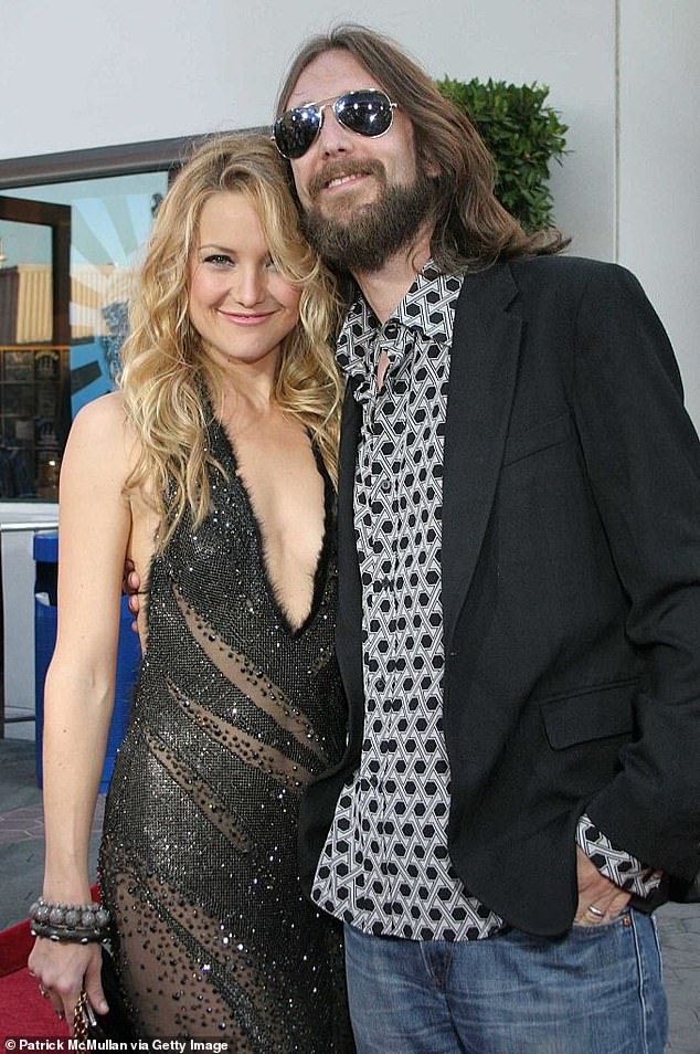 Celebrity father: Kate shares Ryder with her ex-husband, Black Crowes singer Chris Robinson (pictured in 2005)