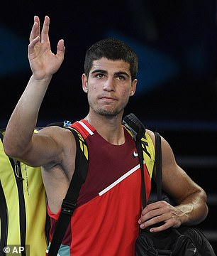 Spanish teen superstar Carlos Alcaraz is the no.  1, but he was forced to withdraw from the Australian Open due to injury