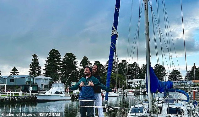 Phoebe and Brad traveled to Port Fairy to bring their ship Tiburon back to Adelaide.