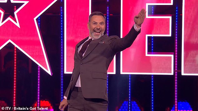 Oh no: the chat show host was reportedly in talks to star in the popular ITV show alongside Simon Cowell, Amanda Holden and Alesha Dixon after David Walliams (pictured) left the show.