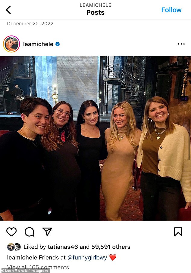 Dear Friends, Michele, a native of the Bronx, New York, also shared a series of snaps from her girls' night out on her Instagram page after the show.