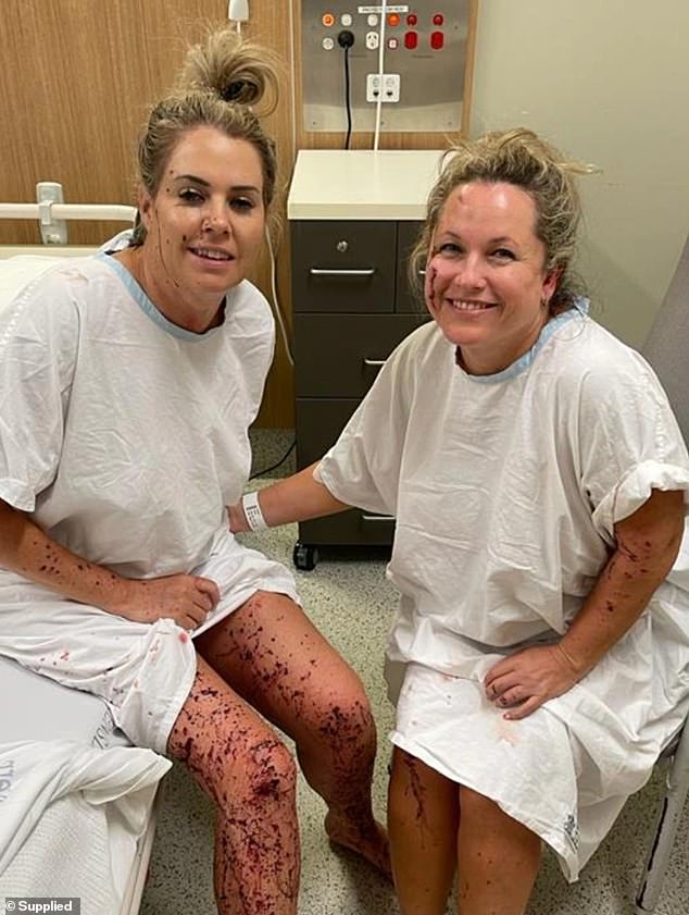 Elmarie Steenberg and Marle Swart recovered together in hospital after the accident (pictured)