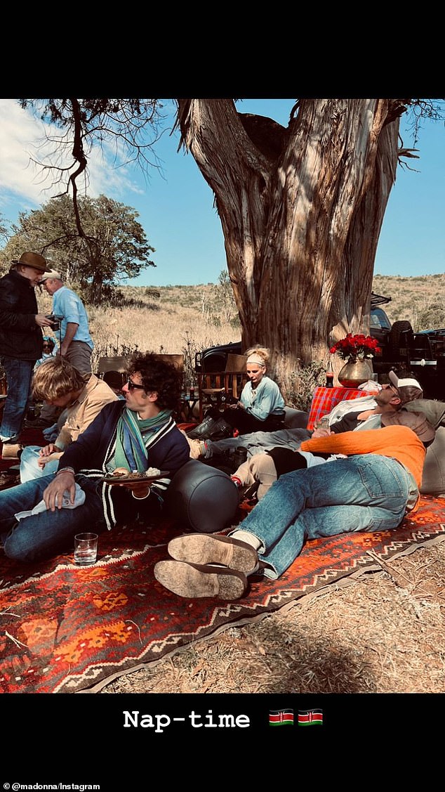 'Nap Time': The big group took a nap