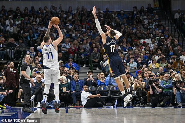 Luka Doncic continued his sensational form with another triple-double this NBA season