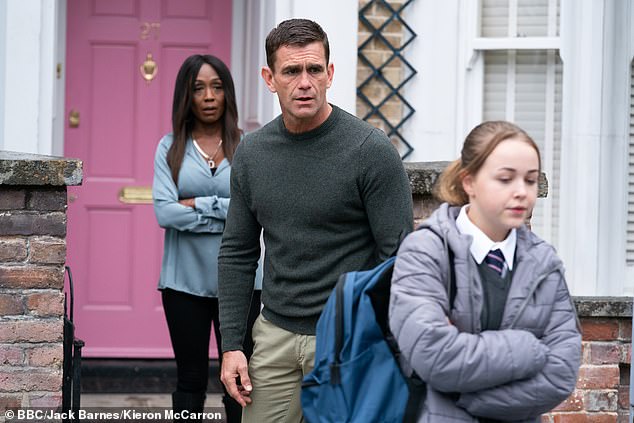 Hard: Jack Branning and Denise Fox come to a head as they struggle to help their daughter Amy with her mental health issues