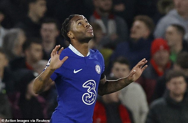 Raheem Sterling is finding his groove at Chelsea but remains the Blues' top scorer this season