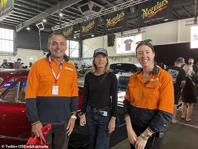 He met the mechanics and also took photos of the cars he liked.