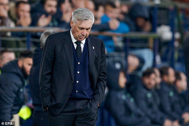 Carlo Ancelotti's team missed the chance to overtake league leaders Barcelona