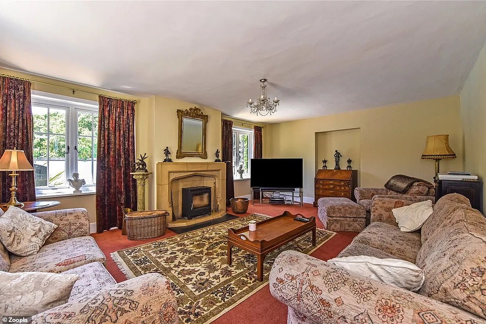 The family property has a current price tag of £1.9 million and the sale is being handled by John D Wood estate agents.