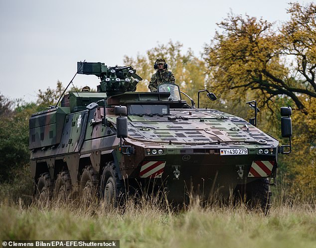 The German Marder was described as 'respectable but old' and around 40 were understood to have been pledged to the Ukraine.