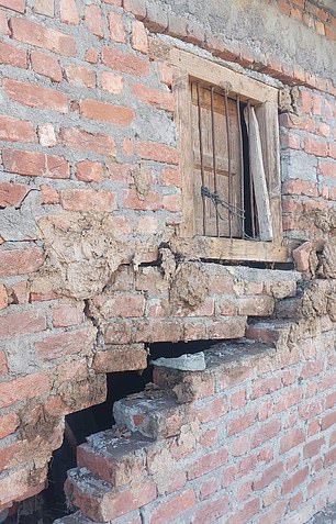 The cracks have become visible in houses, schools, roads and hospitals in the city.