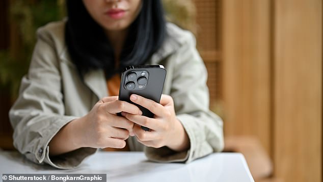 Text message scams have resulted in victims having their personal information stolen and facing having their bank accounts drained of their hard-earned money (file image pictured)