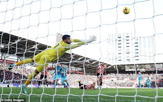 Raya has shone in a Brentford side that has impressed in the Premier League under Thomas Frank for the past two years.