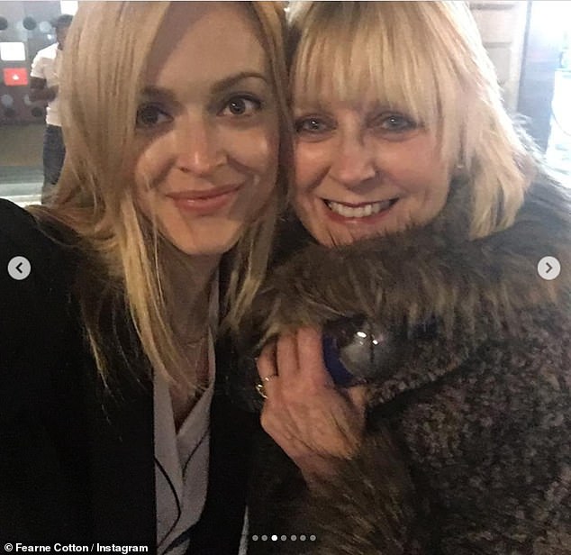 Lookalike: Earlier this year, Fearne took to Instagram to share a slew of snaps of herself and her mom Lin celebrating Mother's Day