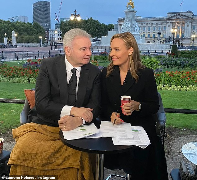 Breakfast Buddies: Eamonn and Isabel have hosted the breakfast show on the cable news channel since January (pictured earlier this year)