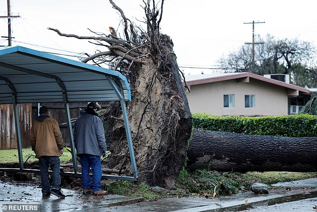 There are currently 461,960 people without power as California reels from the aftermath of the torrent.