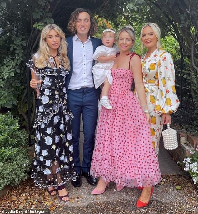 We Are Family: TV personality with her biological siblings (LR in 2021 Romana, 19, Freddie, 24, and Georgia, 32)