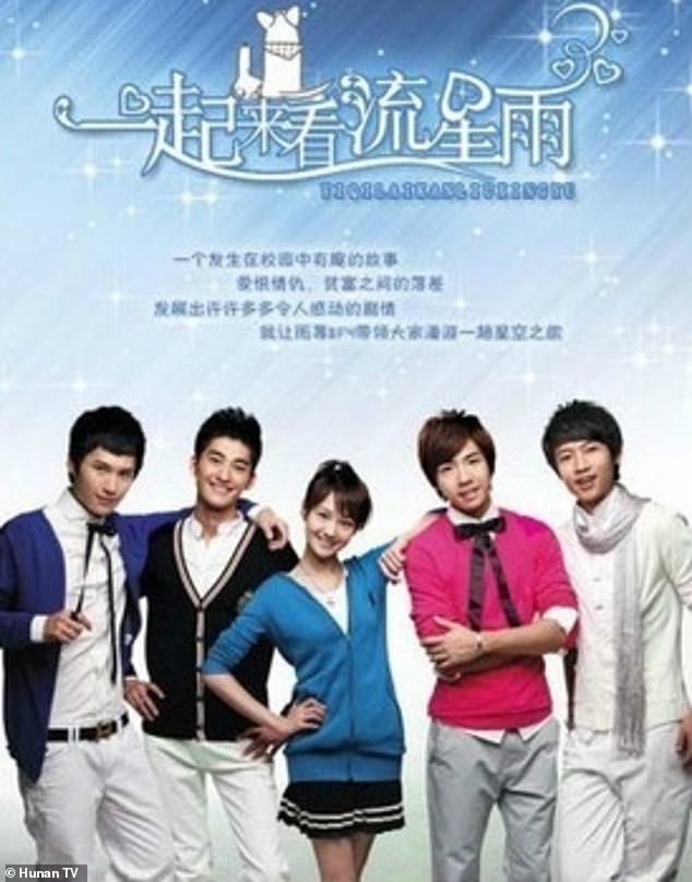 Zheng broke out in China after starring in the 2009 TV series Meteor Shower (pictured)