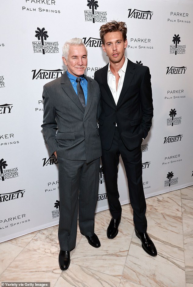 Award winner: During the second day of the festival on Friday, Baz Luhrmann was honored with the Creative Impact in Directing Award, Variety reported.