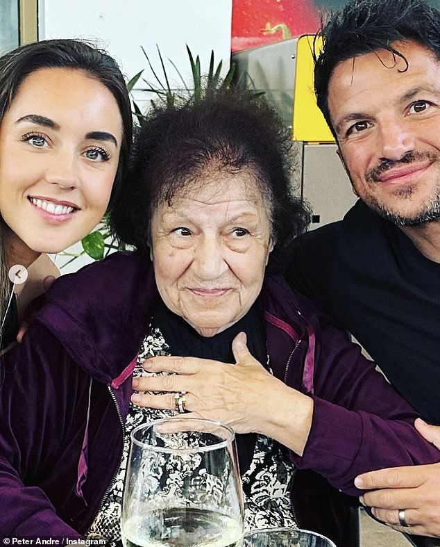 Dulce: The singer and TV personality, 49, took to Instagram to share photos with his mom and wife Emily