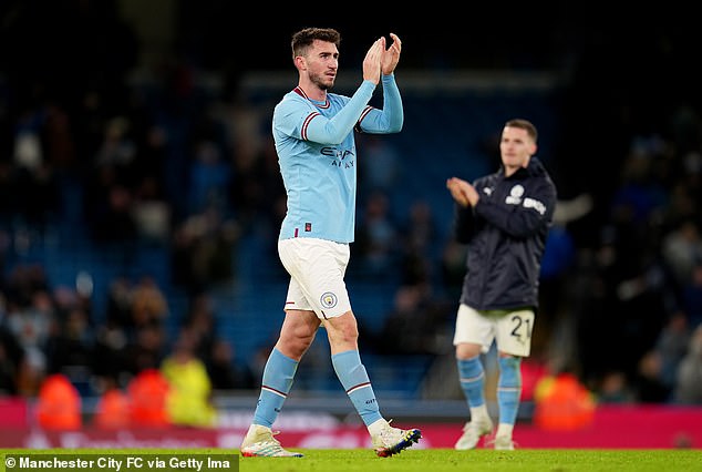 Aymeric Laporte put in a strong performance on his return from injury for City on Sunday