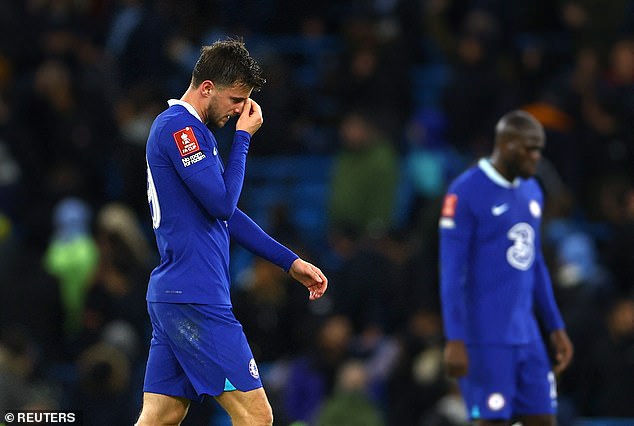 Chelsea failed to get a shot in the first half and was booed off the pitch at half time.