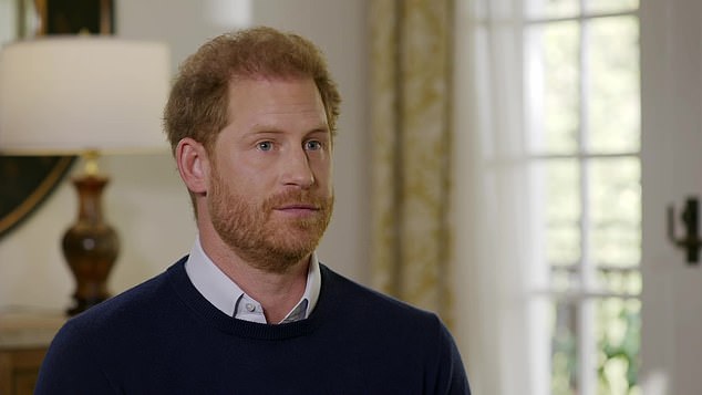 The Duke of Sussex, 38, sat down with ITV's Tom Bradby as part of a publicity blitz for his new memoir Spare