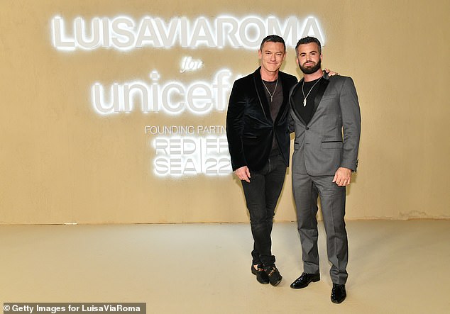 Red carpet debut: They recently made their red carpet debut as a couple at the LuisaViaRoma for UNICEF winter gala in St Barts in December (pictured)