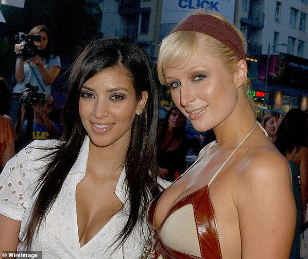 Pals: The reality star, 42, was reportedly in tears when she admitted there was a sex tape, but cynics claim Paris Hilton urged her to do it.