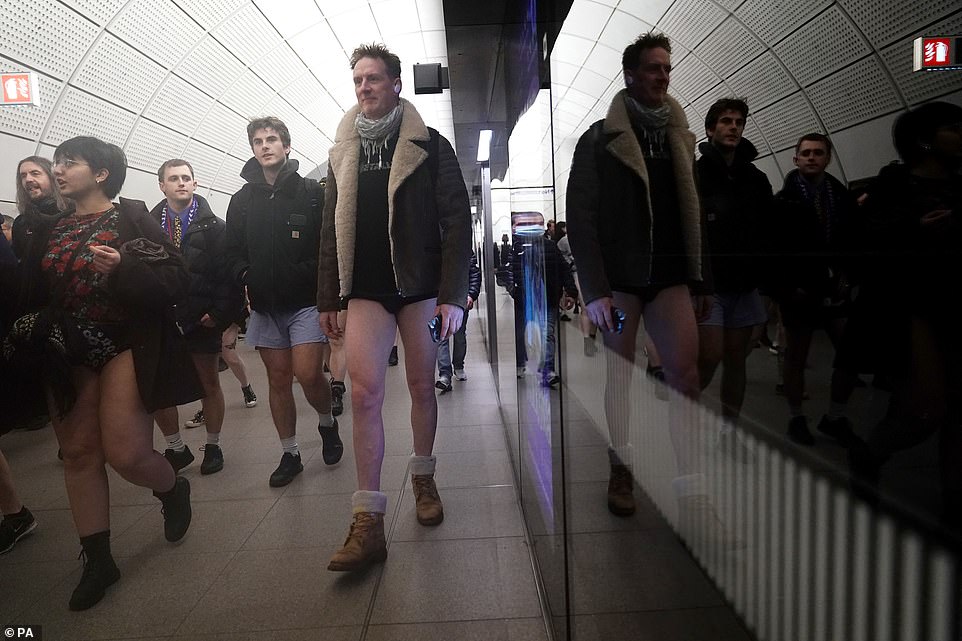 The infamous no trousers Tube is coming back to London in the New Year   heres the pictures from previous years  MyLondon