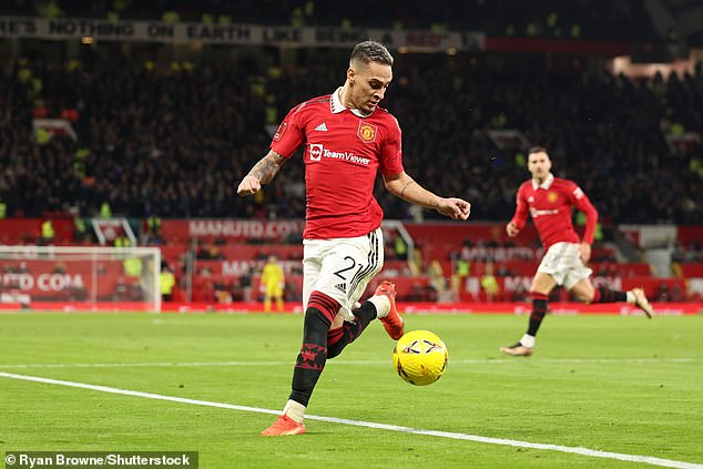 However, he returned to the team on Friday to score in United's 3-1 FA Cup win against Everton.