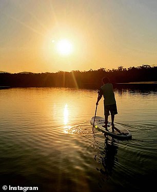 The photogenic location is a popular water sports destination in Kiama on the south coast of New South Wales.