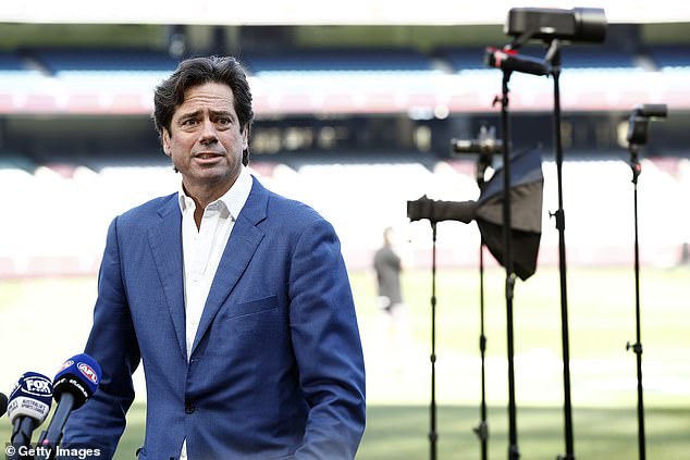 McLachlan is nearing the end of his tenure as AFL chief executive after spending nine years at the helm.